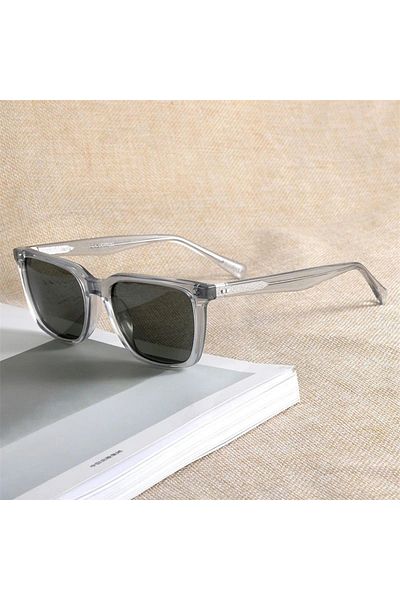 Köstebek Classic Sunglasses with Transparent Bone Frame
