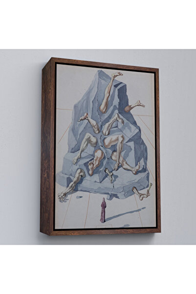 Oxyteez Ξύλινο Πλαίσιο Salvador Dali - Θεϊκή Κωμωνική Ζωγραφική-7401