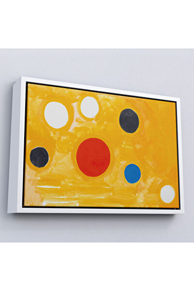 Oxyteez Alexander Calder cu cadru din lemn - Pictură Cosmic Tic Tac Toe-7107