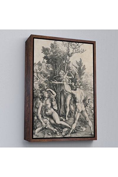 Oxyteez Tablou cu ramă din lemn de Albrecht Dürer - Hercule la răscruce - Her...