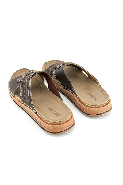 GEZER Летни мъжки дизайнерски удобни ежедневни чехли с подметка