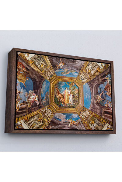 Oxyteez Pictură în zidărie din Italia romană în Muzeul Vaticanului cu rame di...