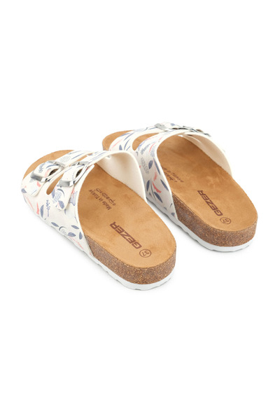 GEZER Літні капці з грибною підошвою для жінок, дві регульовані застібки, для щоденного використання