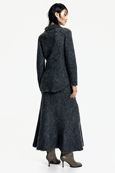 H&M Tiftik Karışımlı Ve Yakalı Kazak