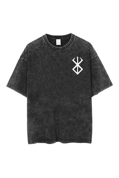 Köstebek Μπλουζάκι με κοντό μανίκι Anthracite Berserk : Guts Washed Fabric (Unisex)