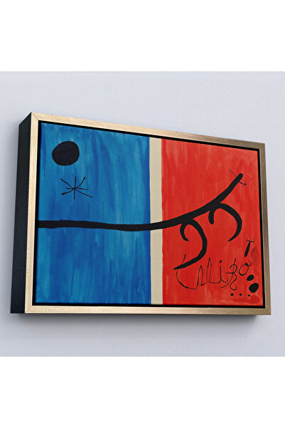 Oxyteez Joan Miro cu cadru din lemn - El Vol De L'Alosa Work Painting-7135