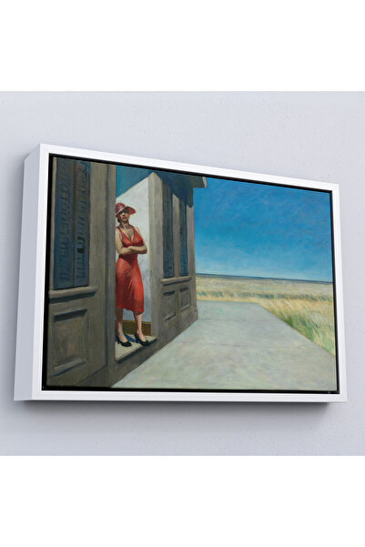 Home Edward Hopper cu cadru din lemn - Pictură de dimineața din Carolina de Sud - Dimineața din Carolina de Sud-7132