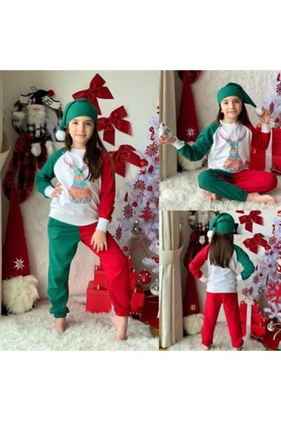 KOKOŞ BEBEK Yeni Yıl Geyik Ho Ho 3 Parça Takım