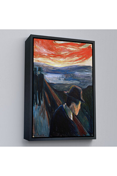 Oxyteez Edvard Munch cu rama din lemn - Tablou de nevoie - Despair-8108