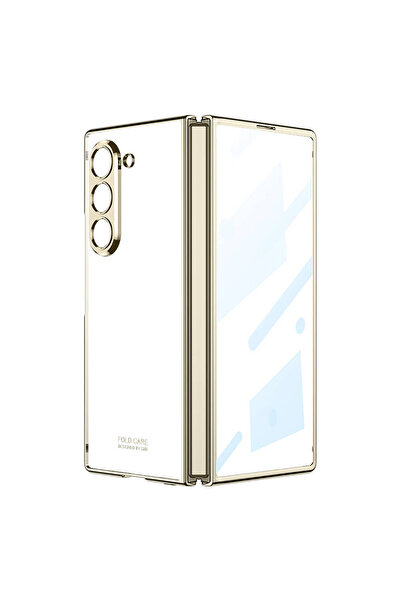 Ahlttiba غطاء زجاجي كامل متوافق مع هاتف سامسونج جالاكسي زد فولد 6