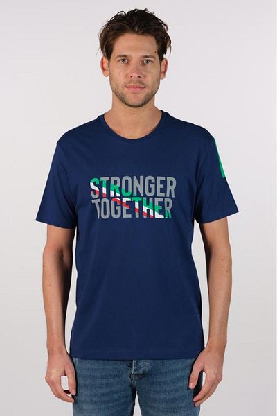 Arma Ανδρικό μπλουζάκι Indigo Crew Neck Y 22344401601
