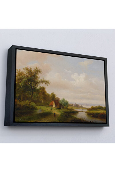 Oxyteez Tablo-7021 Peisajul casei de sat din Rusia medievală cu cadru din lemn