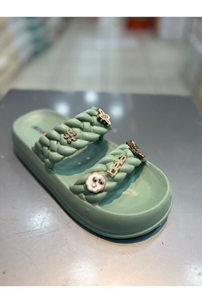 Akınal Bella Γυναικείες παντόφλες με διπλό λουράκι Stone Ultrasoft Sole