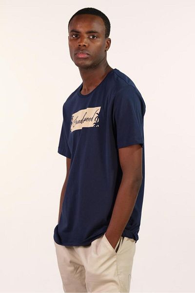 Arma Ανδρικό μπλουζάκι Navy Blue Crew Neck Y 22344400401
