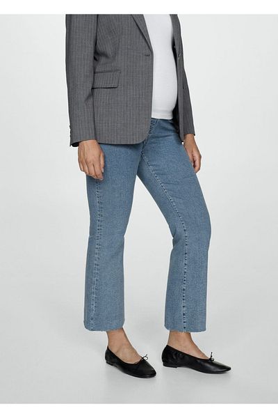 MANGO Woman Blugi de maternitate cu picioare late