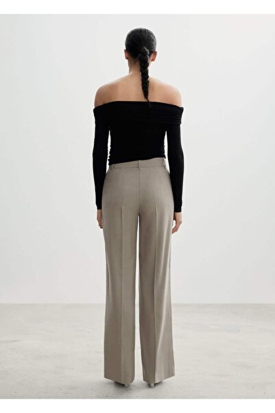 MANGO Woman Pensli Wideleg pantolon