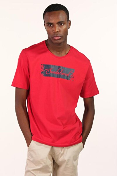 Arma Ανδρικό μπλουζάκι με κόκκινο λαιμόκοψη Y 22344400401