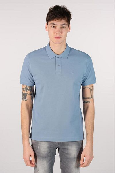 Arma Tricou albastru cu gât polo pentru bărbați Y 22374350601