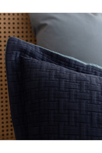 Madame Coco Berthe Çift Kişilik Yatak Örtüsü - Lacivert