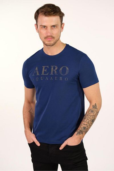 Arma Ανδρικό μπλουζάκι Indigo Crew Neck Y 22344450501