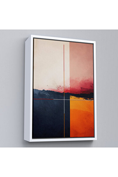 Oxyteez Tablou decorativ cu cadru din lemn cu aspect de pictură în ulei-7609