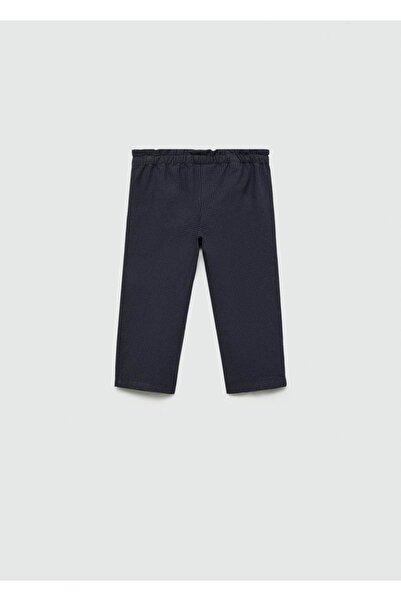 MANGO Baby Kareli düz kesim pantolon