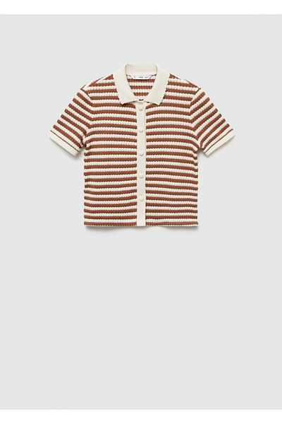 MANGO Woman STRICK-T-SHIRT