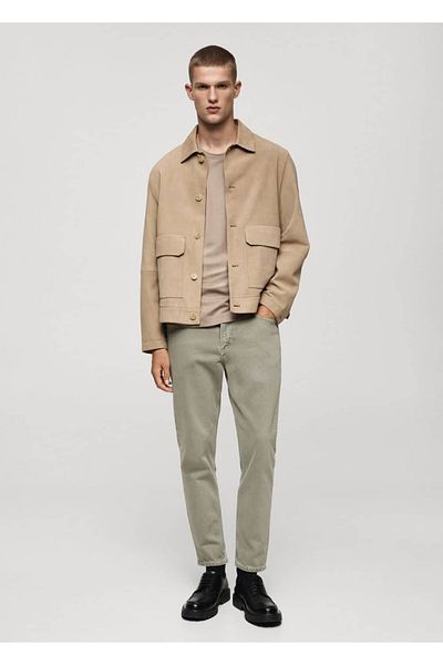 MANGO Man Παντελόνι Jean Tapered Crop