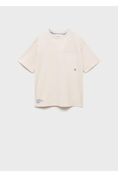 MANGO Kids Βαμβακερό μπλουζάκι