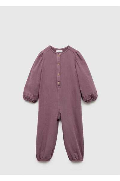 MANGO Baby Salopetă lungă din bumbac