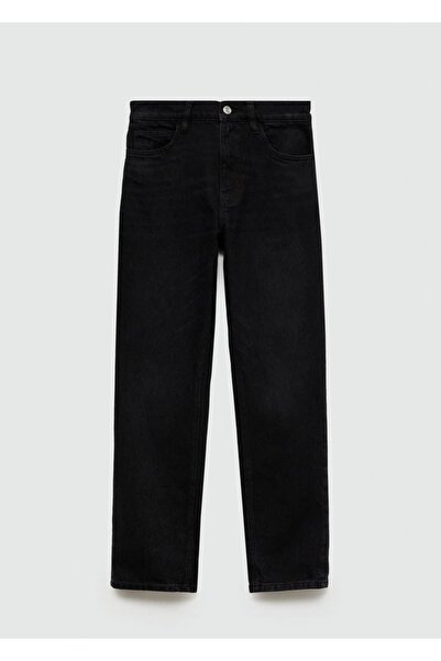 MANGO Woman Newmom confort yüksek belli jean pantolon