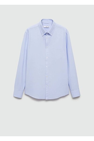 MANGO Man Regular fit pamuklu Oxford gömlek