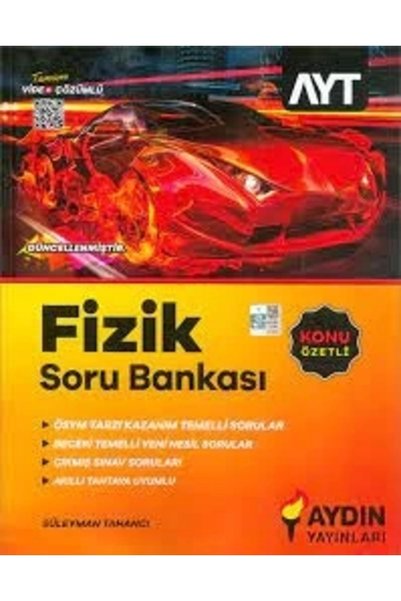 Aydın Yayınları FİZİK SORU BANKASI AYT K.ÖZETLİ