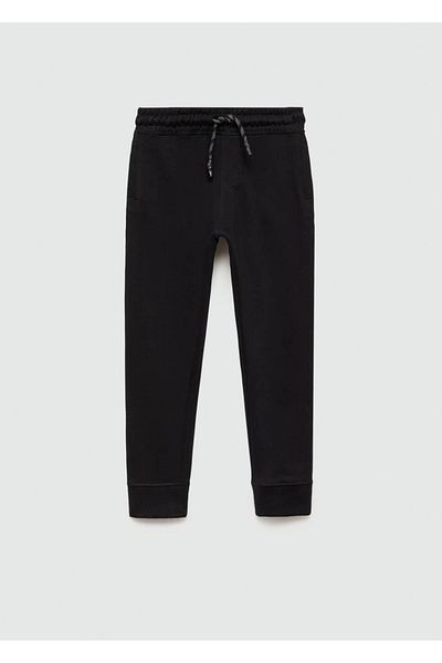 MANGO Kids Cotton Jogger Pants