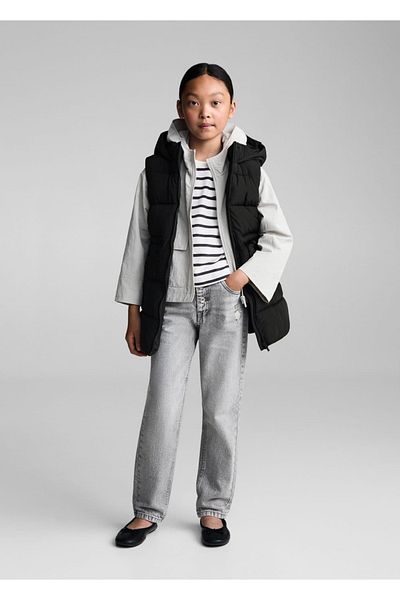 MANGO Kids Long Quilted Vest