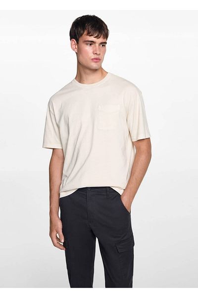 Mango Teen Cotton Cargo Pants