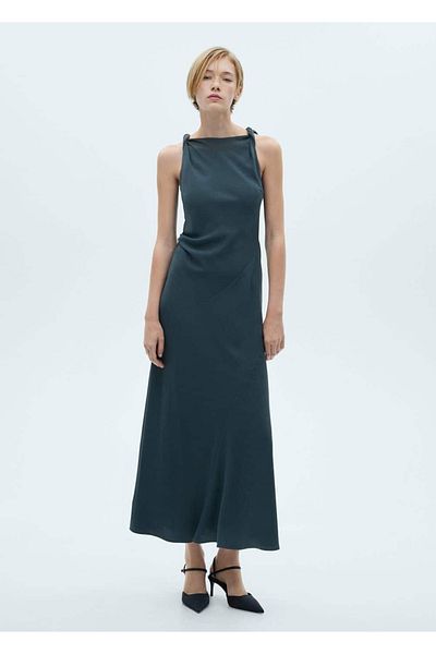 MANGO Woman Langes A-Linien-Kleid