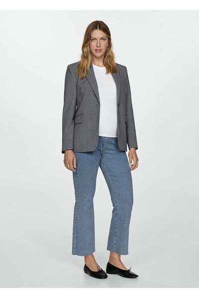 MANGO Woman Blugi de maternitate cu picioare late