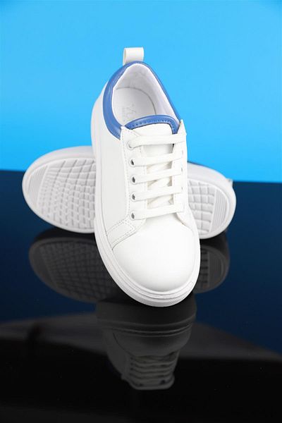 Vuddy Mărimea 31-35 Pantofi pantofi alb-albastru