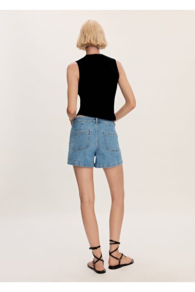 MANGO Woman Cepli kot şort