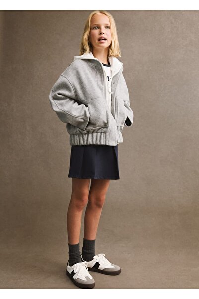 MANGO Kids Ekose mini etek