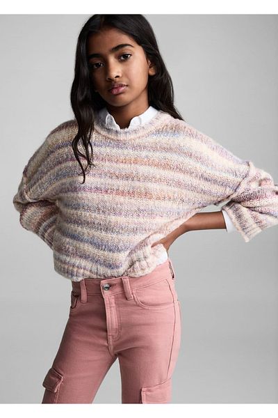 MANGO Kids Schlagjeans im Cargo-Stil