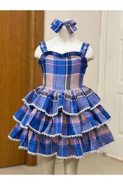 KOKOŞ BEBEK Gift Dress with BucKle for Girl