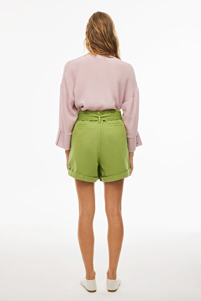 Perspective Norvas Light Green Women's Denim Shorts