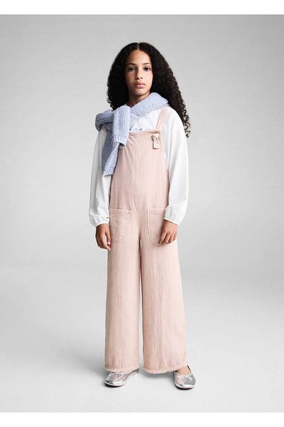 MANGO Kids Lange Salopette mit Taschen