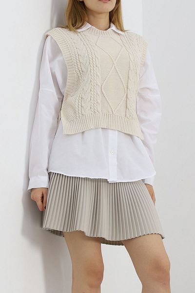 Moka Shopin Latte Mokashopin Tasseled Sweater - 355.1577
