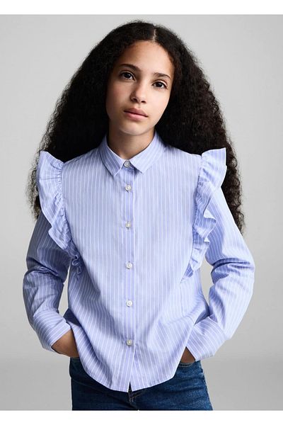 MANGO Kids Tricou Albastru Pentru Copii