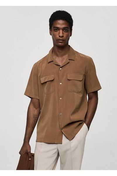 MANGO Man Chest Pocket Regular Fit Shirt
