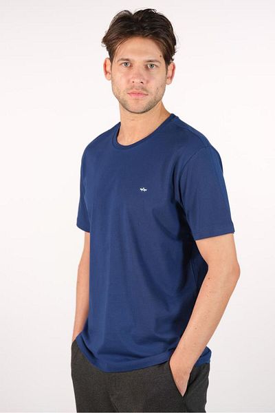 Arma Ανδρικό μπλουζάκι Indigo Plus Size Crew Neck Y 22374868501