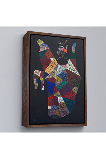 Oxyteez Wassily Kandinsky με ξύλινο πλαίσιο - Η εξουδετέρωση Ohne Titel Paint...